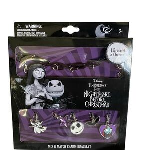 Disney The Nightmare Before Christmas mix match charm bracelet